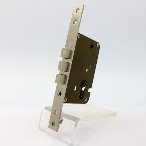 Замок межкомнатный без защёлки, под цилиндр, матовый никель, Е50