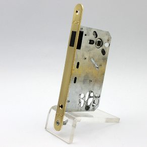 Замок AYR міжкімнатний магнітний, під циліндр, жовтий матовий